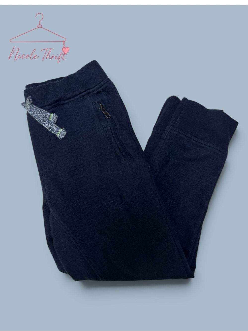Crewcuts Everyday Boys Navy Jogger Sweatpants Size 7